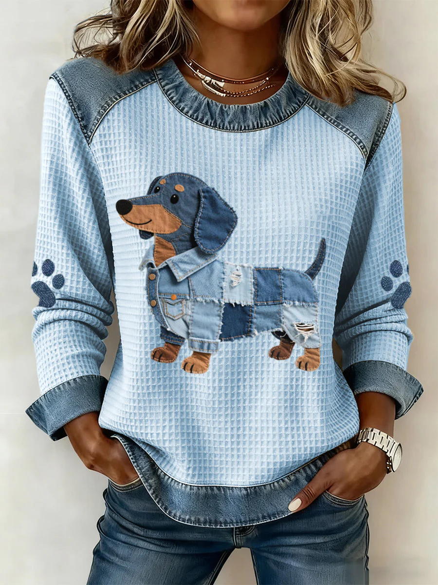 Clara | Niedlicher Dackel mit Patchwork-Details - Image 6