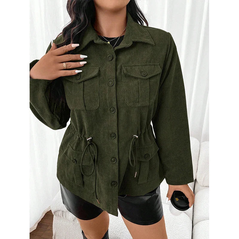 Clara | Stilvolle Cordjacke mit langen Ärmeln - Image 3