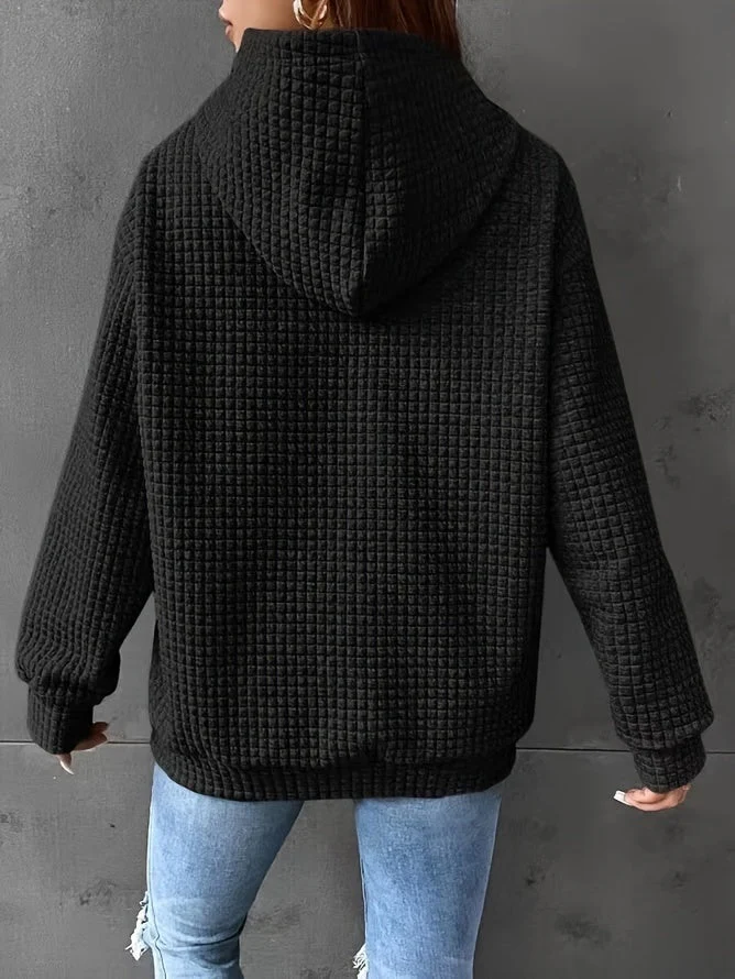 Clara | Waffelstrick Kapuzenpullover - Image 12