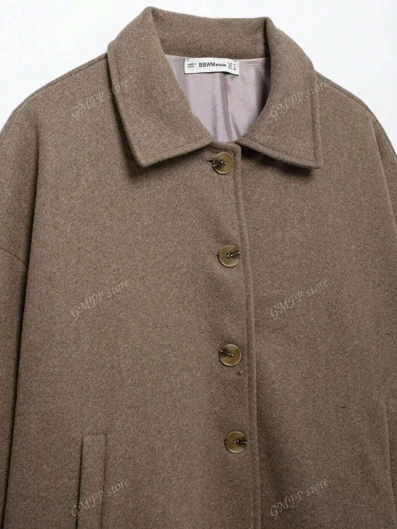Cropped Wolljacke mit Knopfleiste – Zeitlos, Parisian & Herbstready - Image 13