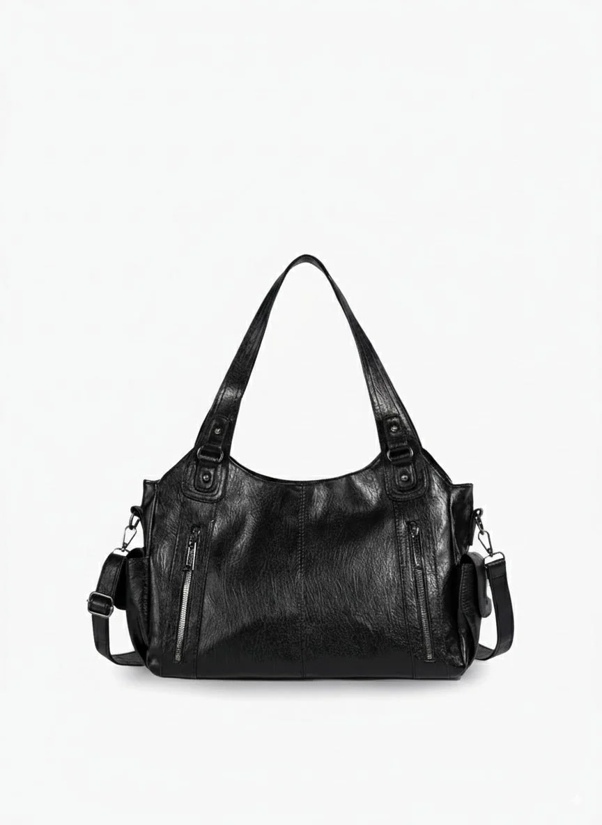Dakota Schultertasche | Elegante & Praktische Tasche aus Veganem PU-Leder