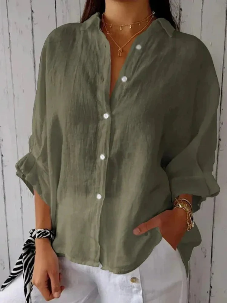 Damen atmungsaktives langärmliges Hemd | Elegante - Image 8