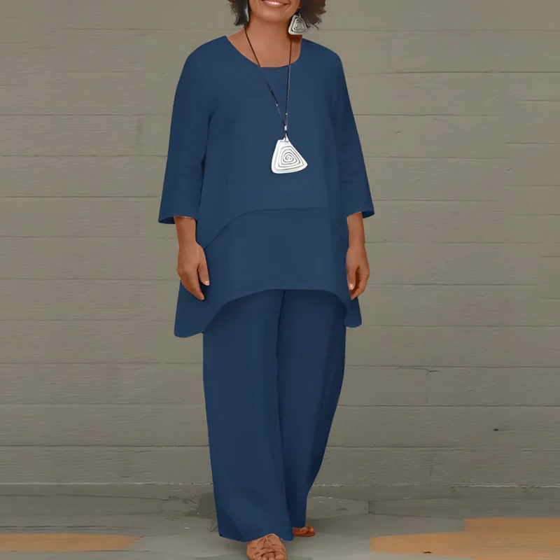 Damen bequemes und elegantes Set | Zweiteiler
