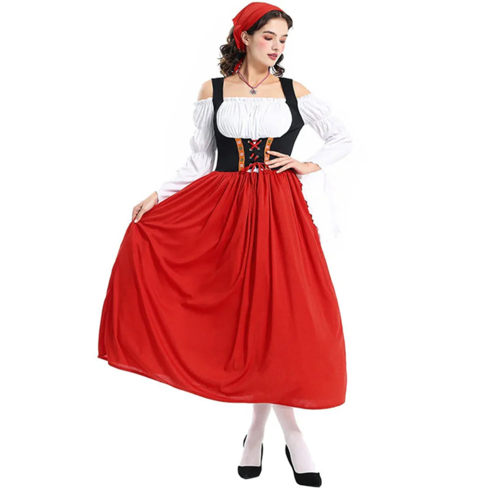 Damen Besticktes Traditionelles Dirndl Kleid | Midi - Image 3