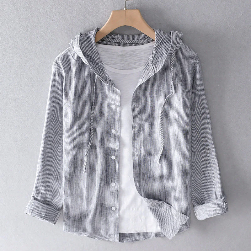 Damen Bluse | Frontöffnung mit Kragen und langem Ärmel - Image 3