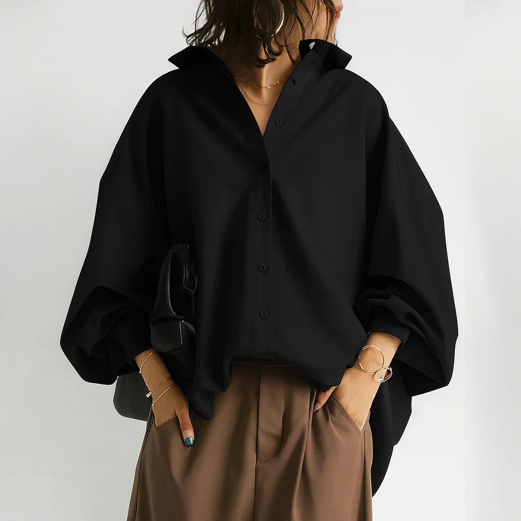 Damen Bluse | Locker geschnittene Ausführung mit klarer Form - Image 3