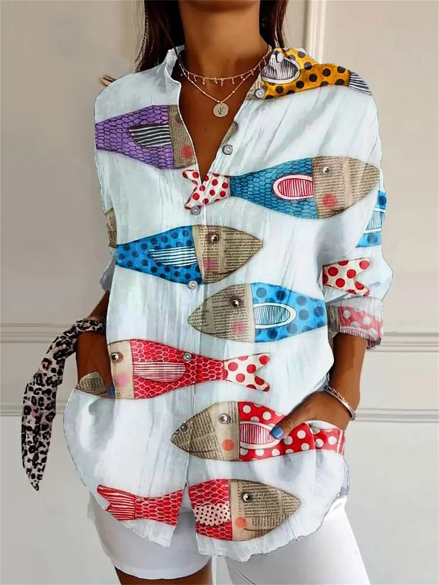 Damen Elegante Button Down Hemd | Langarm - Image 7
