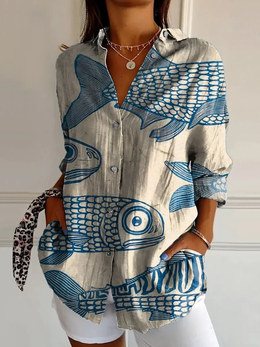 Damen Elegante Button Down Hemd | Langarm - Image 8