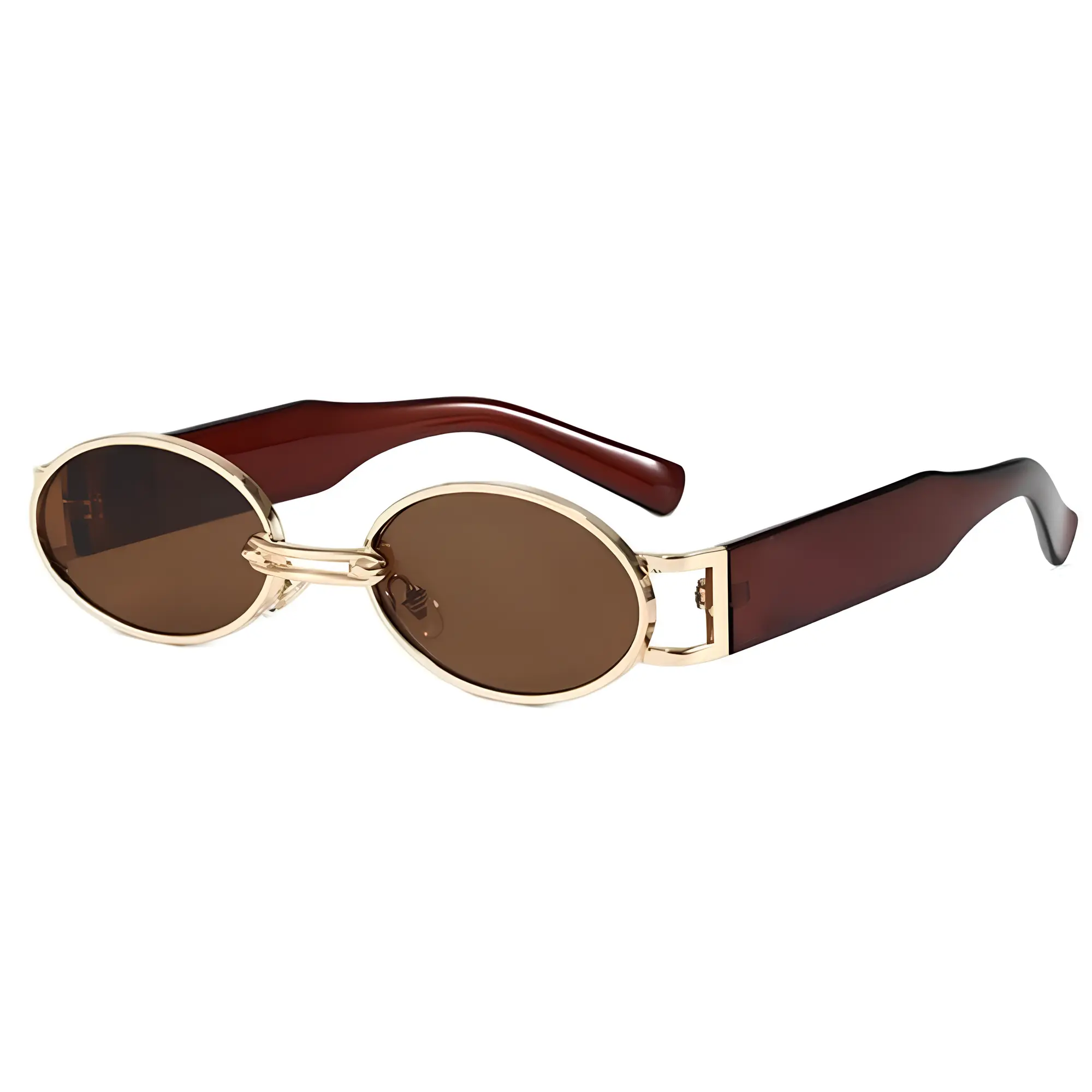 Damen Elegante Zeitlose Ovale Sonnenbrille