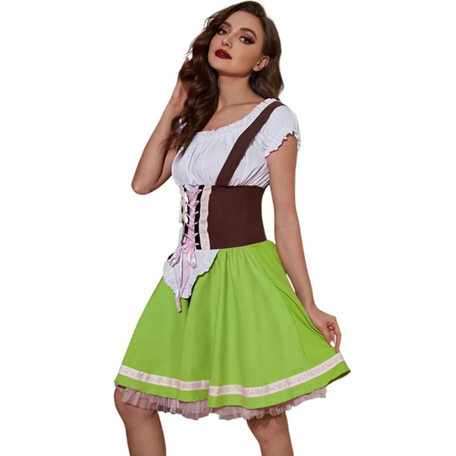 Damen Klassisches Deutsches Oktoberfest Dirndl Kleid - Image 4