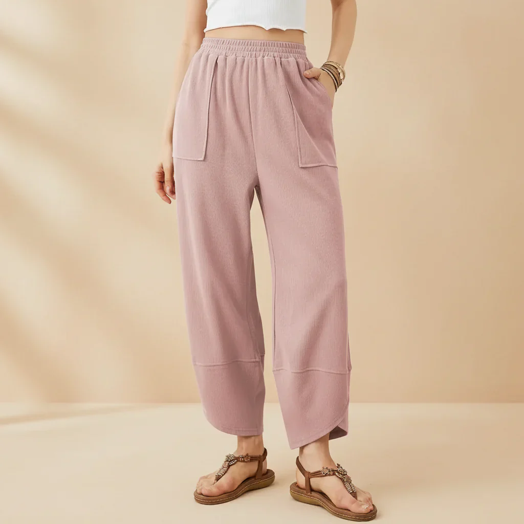 Damen Knöchelhose Stoffhose Freizeit Anzughose - Image 10