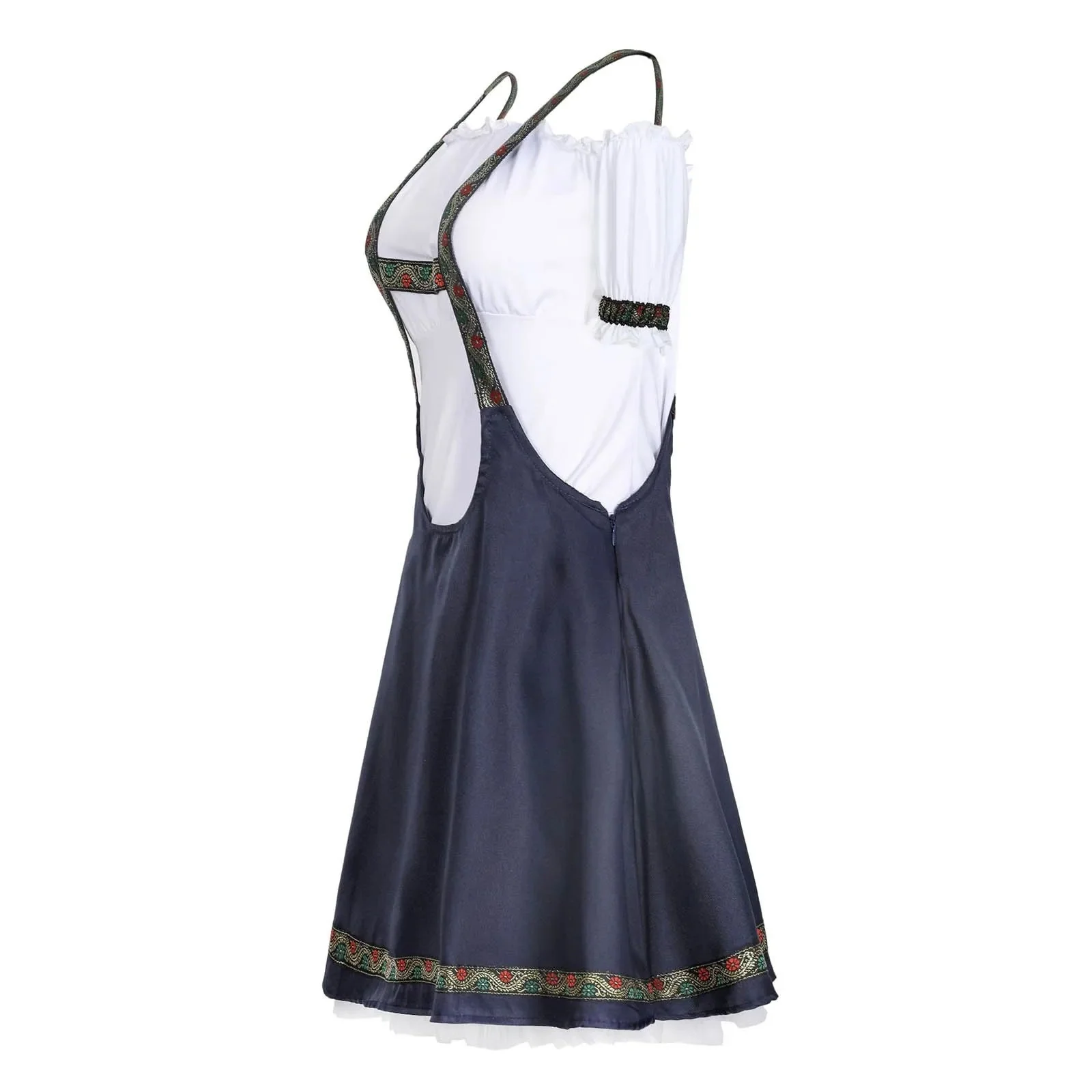 Damen Kontrastreiches Mini Dirndlkleid | Traditionell Modern - Image 3