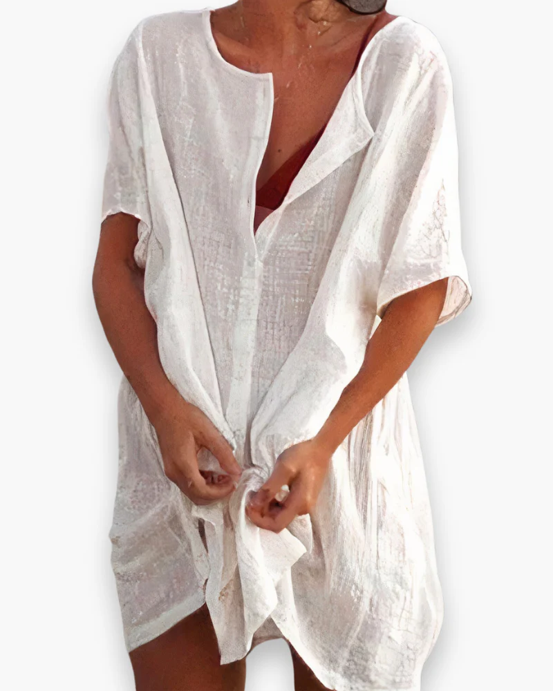 Damen Leichtes Strandkleid | Entspannt
