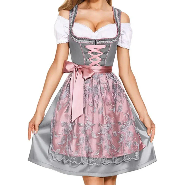 Damen Mini Oktoberfest Dirndlkleid - Image 5