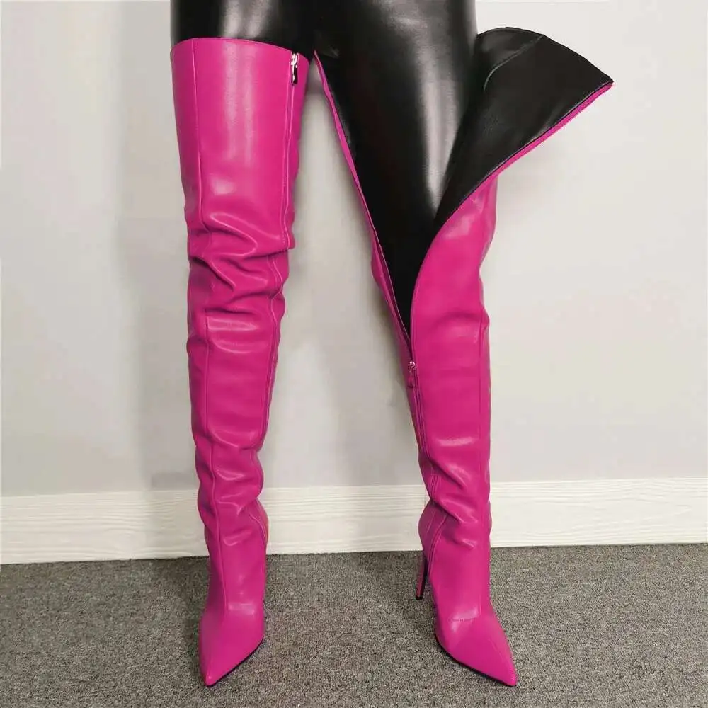 Damen-Overknee-Stiefel | Hohe Absätze