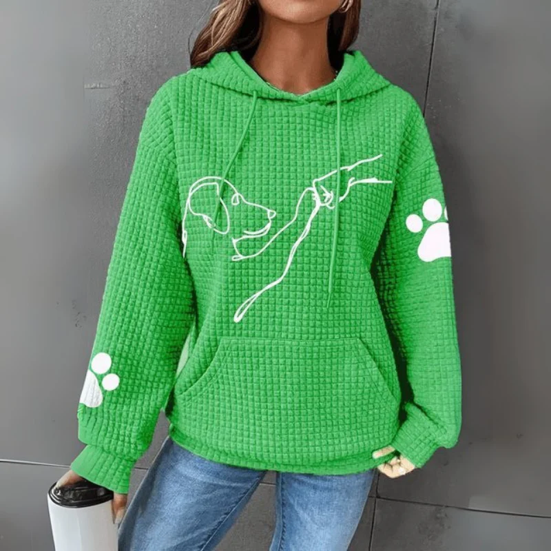 Damen Pullover | Kapuzenpullover mit Aufdruck - Image 2