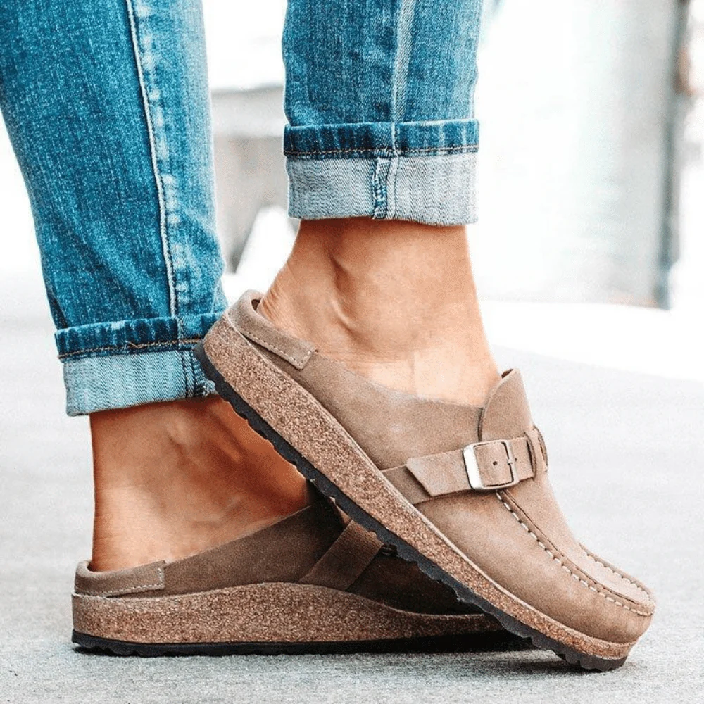 Damen Sandalen | ergonomische Form mit geschlossener Ferse