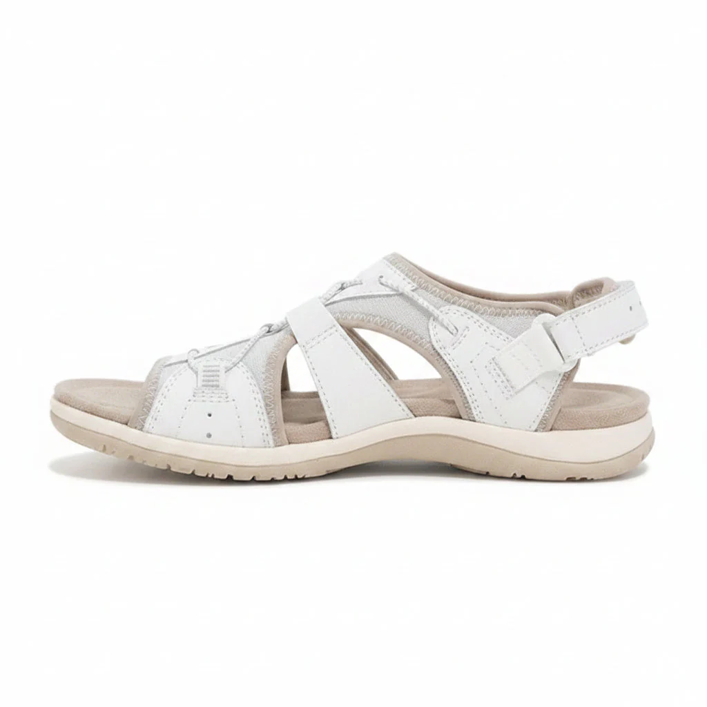 Damen Sandalen Klettverschluss Komfortsohle - Image 5