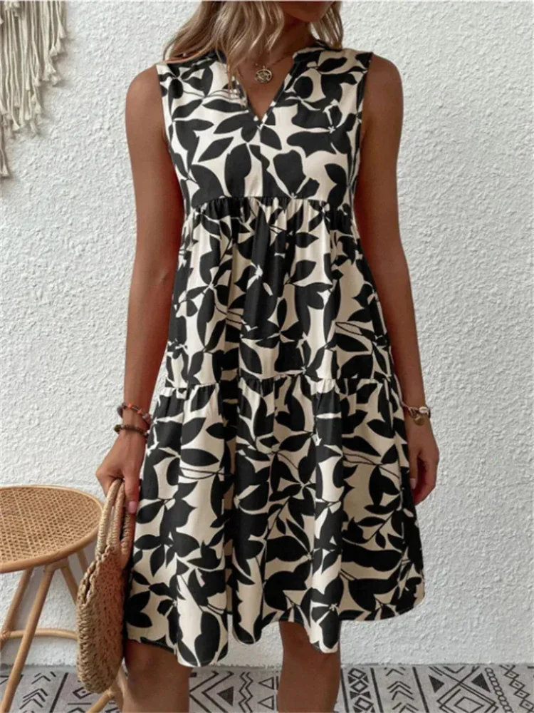 Damen schickes ärmelloses Sommerkleid | Mini - Image 3