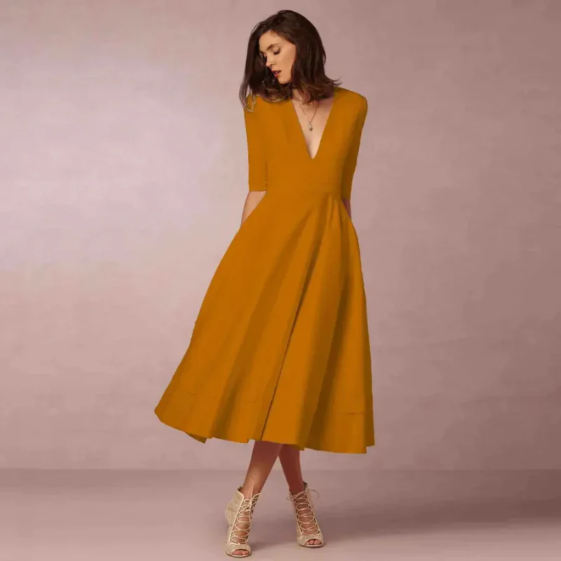 Damen schönes Vintage Prinzessinnenkleid | Midi