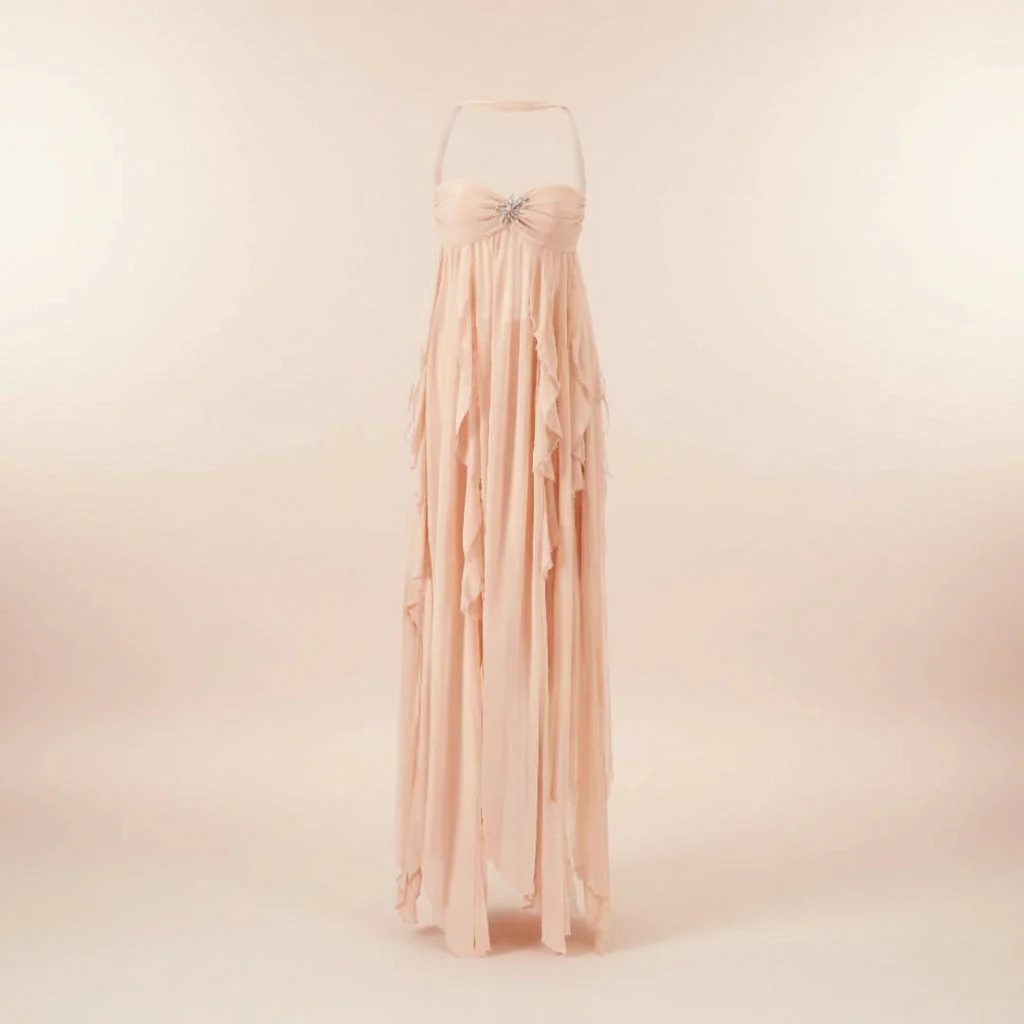 Damen Sommerkleid Fließendes Lockeres - Image 3