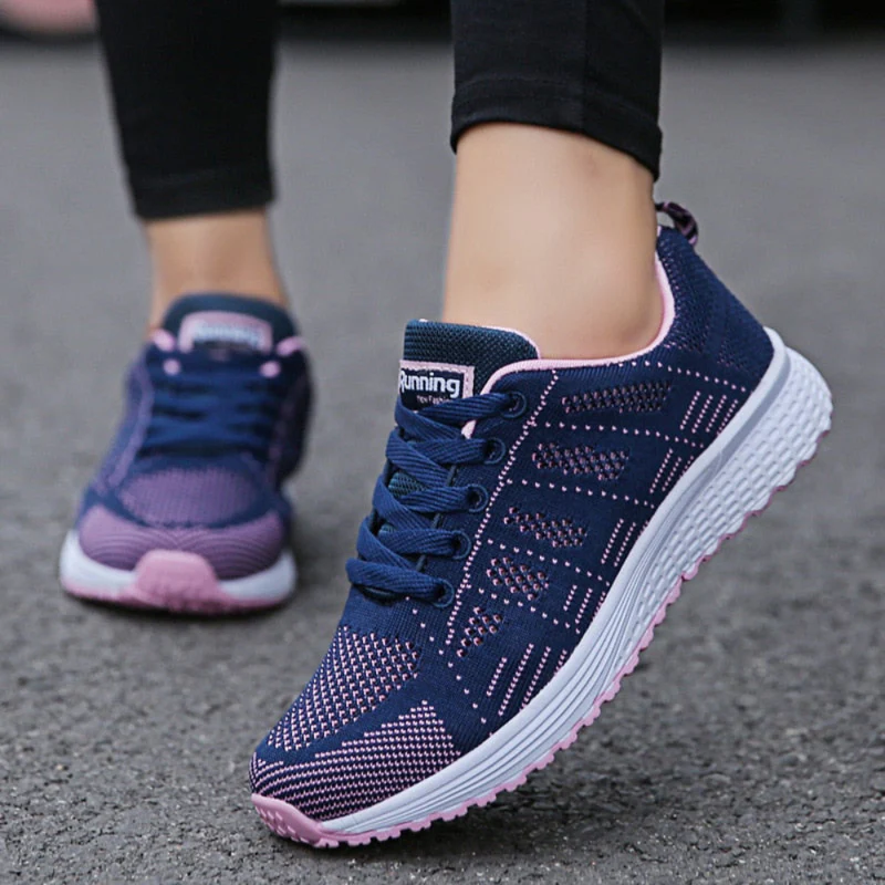 Damen Sportschuhe mit Schnürung | Leichte Fitnessschuhe für Alltag - Image 7