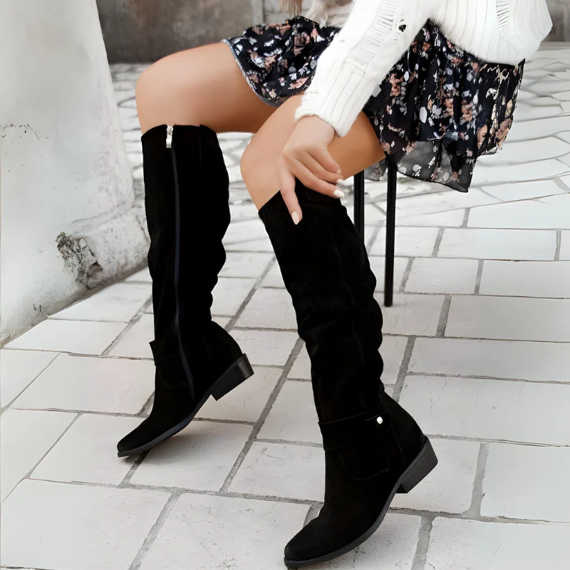 Damen Stiefel | Klassische hohe Stiefel für Alltag und Freizeit - Image 3