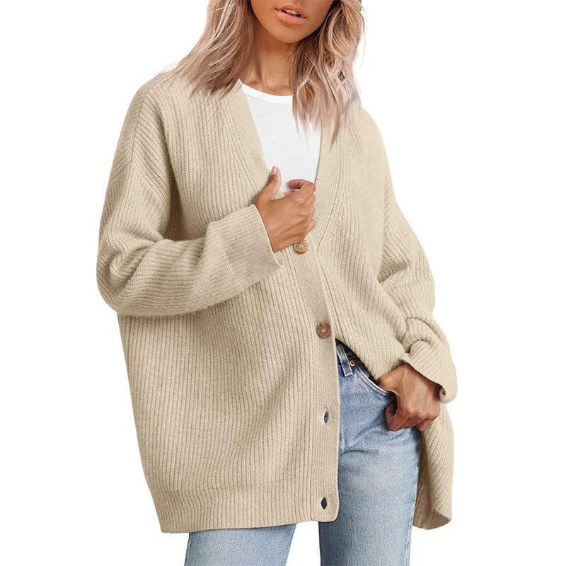 Damen-Strickjacke in Übergrößer | Gestreift - Image 8