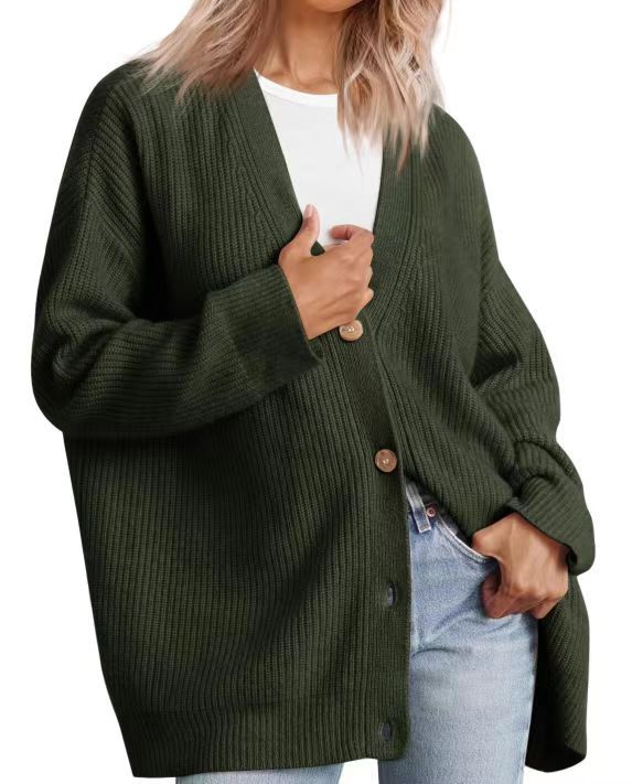 Damen Strickjacke mit Knöpfen - Image 5