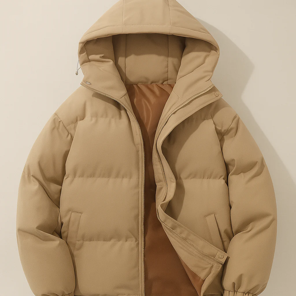 Damen Winter Warme Jacke Daunen Stil Langer Komfort - Image 7