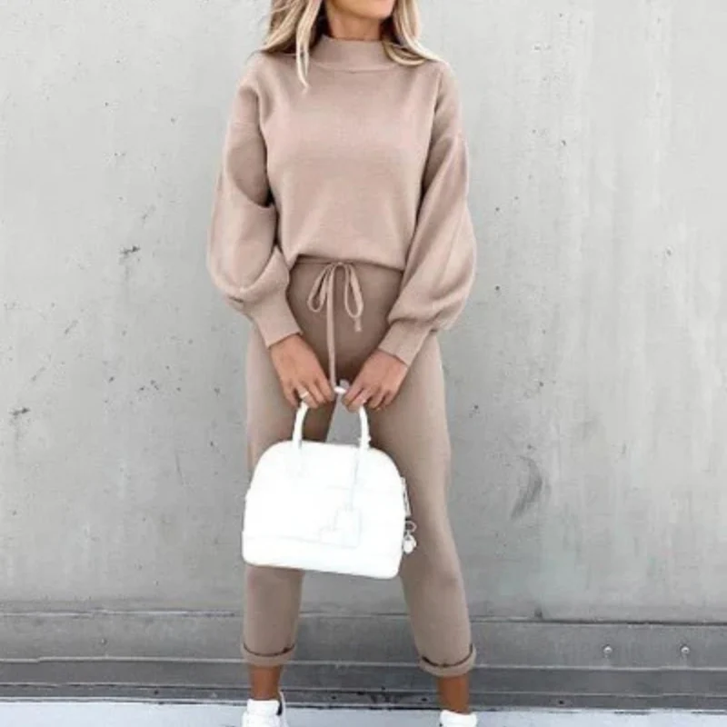 Damen Zweiteiler Set | Freizeitanzug mit Pullover und Hose - Image 10