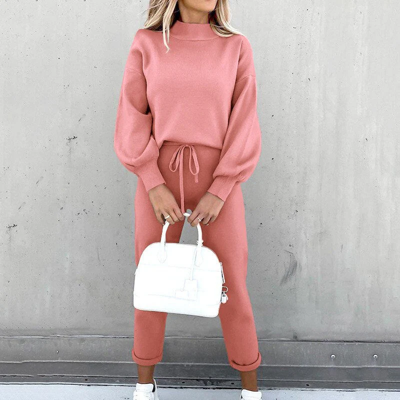 Damen Zweiteiler Set | Freizeitanzug mit Pullover und Hose - Image 7