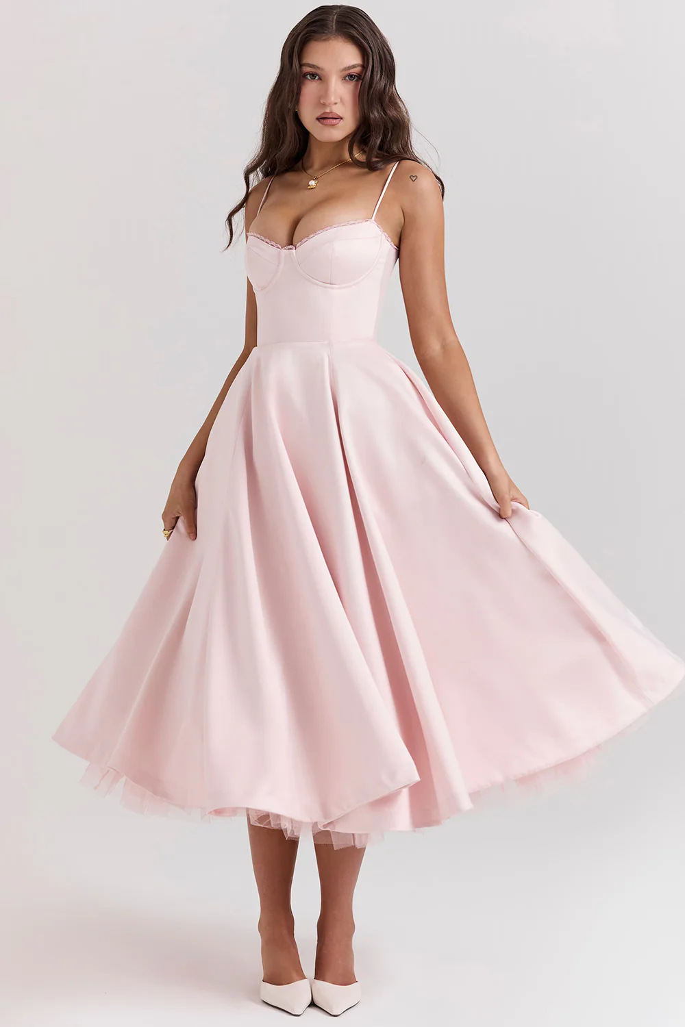 Damenkleid | A-Linie Rock und Korsettoberteil - Image 3