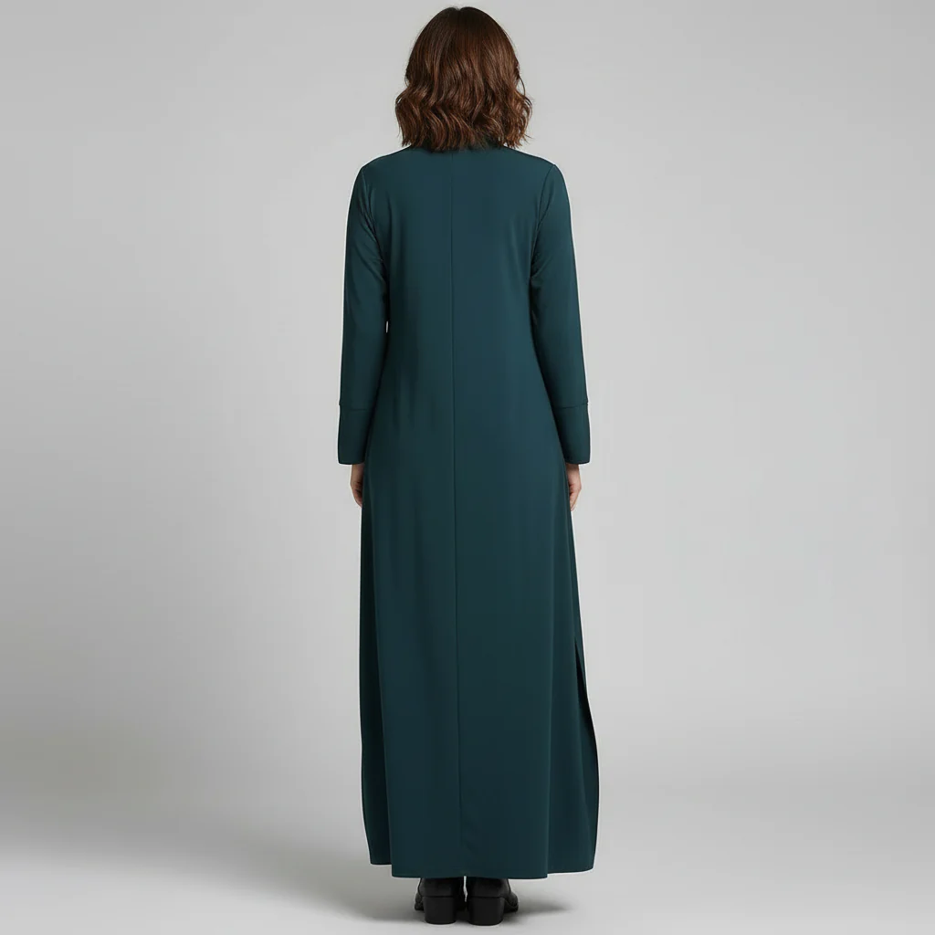 Damenkleid | Lange Ausführung mit gerader Linienführung