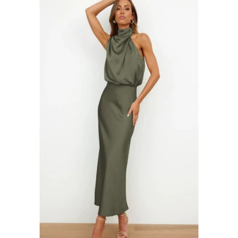 Damenkleid mit Halfterform | Midilänge - Image 3