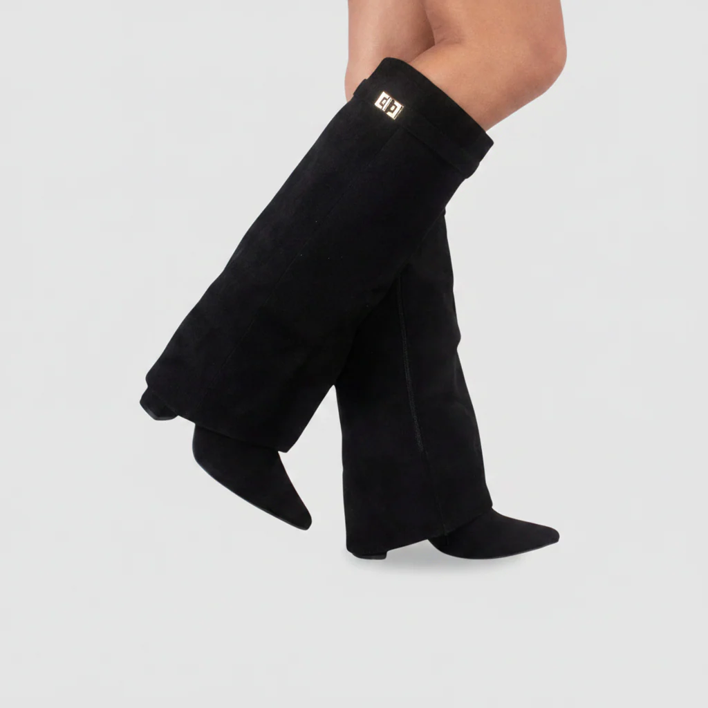 Damenstiefel Spitz Zulaufende Wade