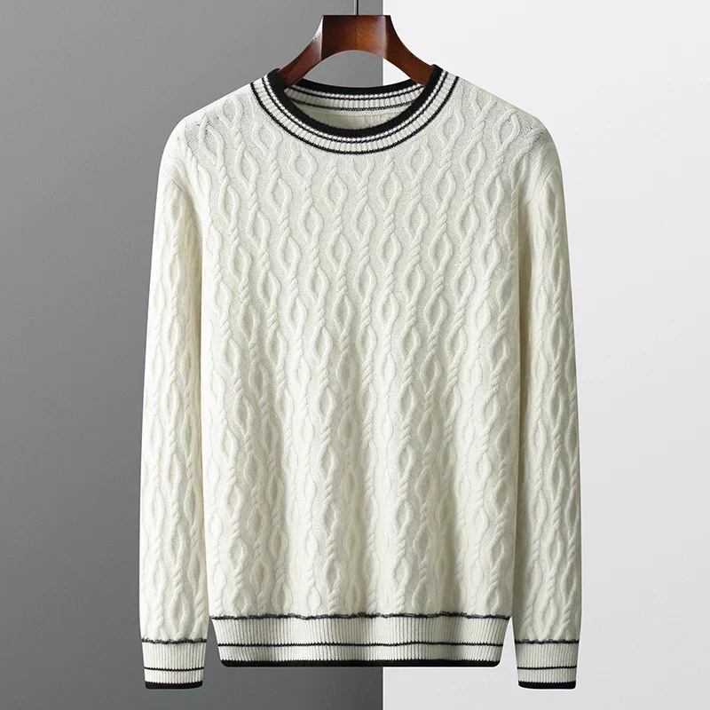 David | Stilvoller Herren Kaschmirpullover warm - Image 9