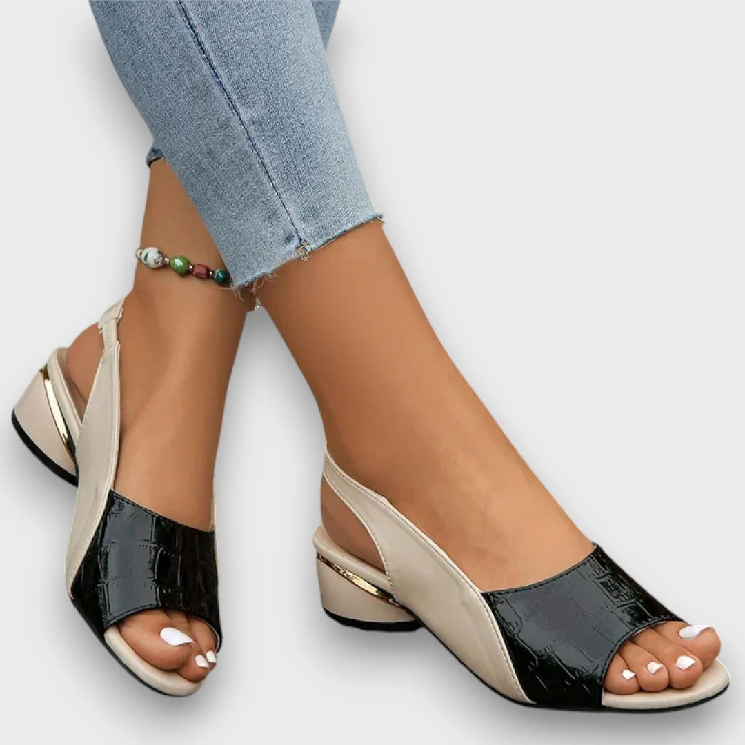 Davinya – Elegante Sandalen mit Kroko-Optik