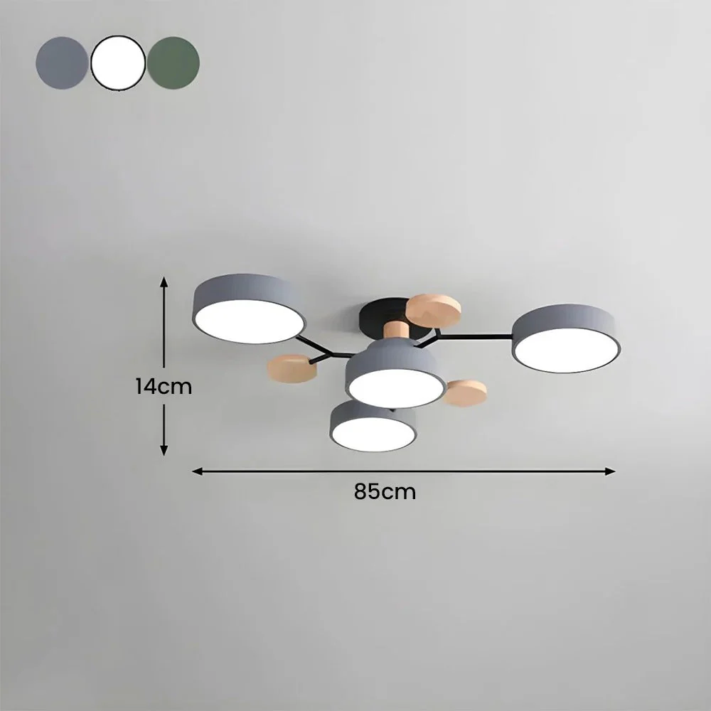 Deckenlampe Modern LED Acryl Eisen Wohnzimmer - Image 10
