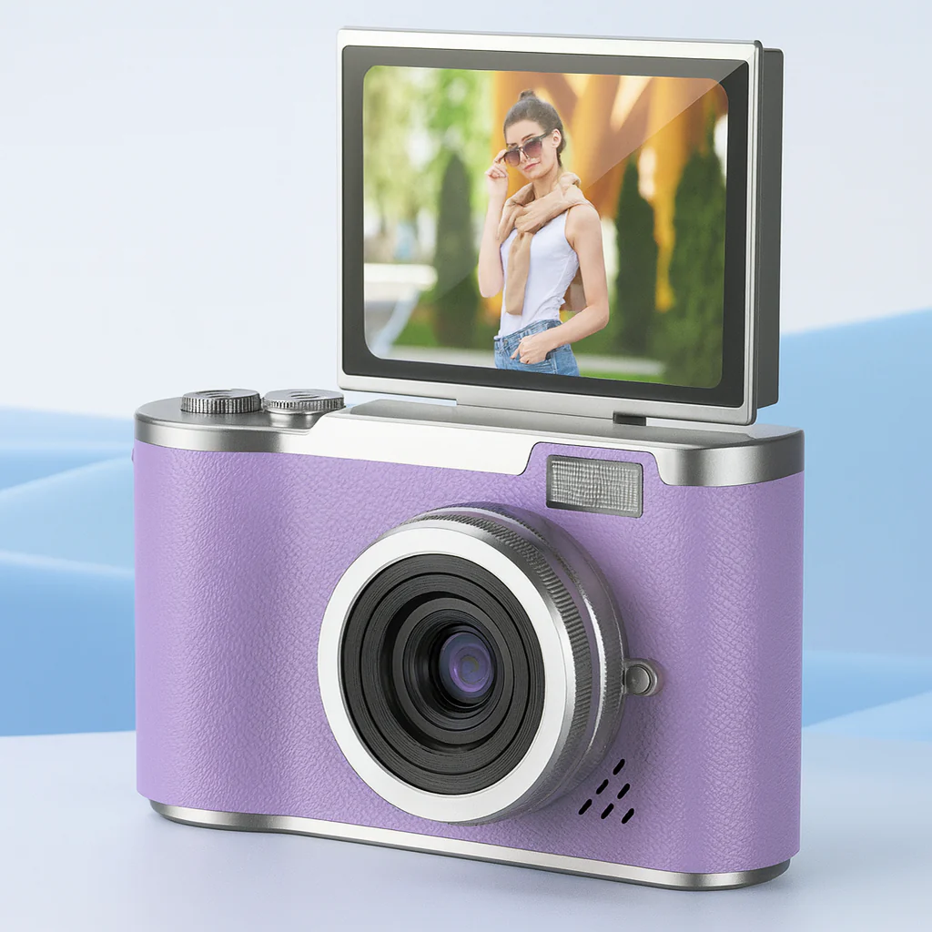 Digitalkamera 4K Vlogging Kamera Klappdisplay Video Foto - Image 10