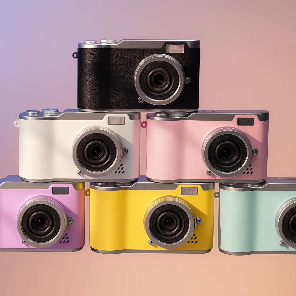 Digitalkamera 4K Vlogging Kamera Klappdisplay Video Foto - Image 5
