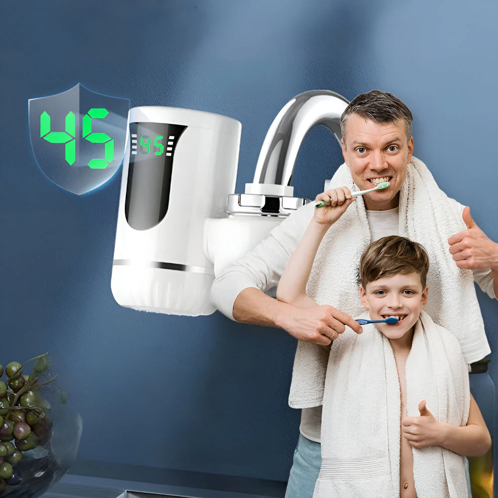 Durchlauferhitzer Wasserhahn Elektrisch 3000W Sofort Warmwassergerät