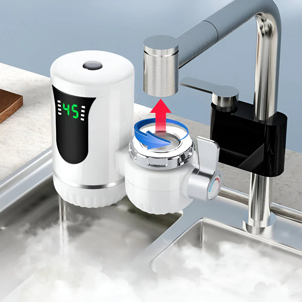 Durchlauferhitzer Wasserhahn Elektrisch 3000W Sofort Warmwassergerät - Image 12