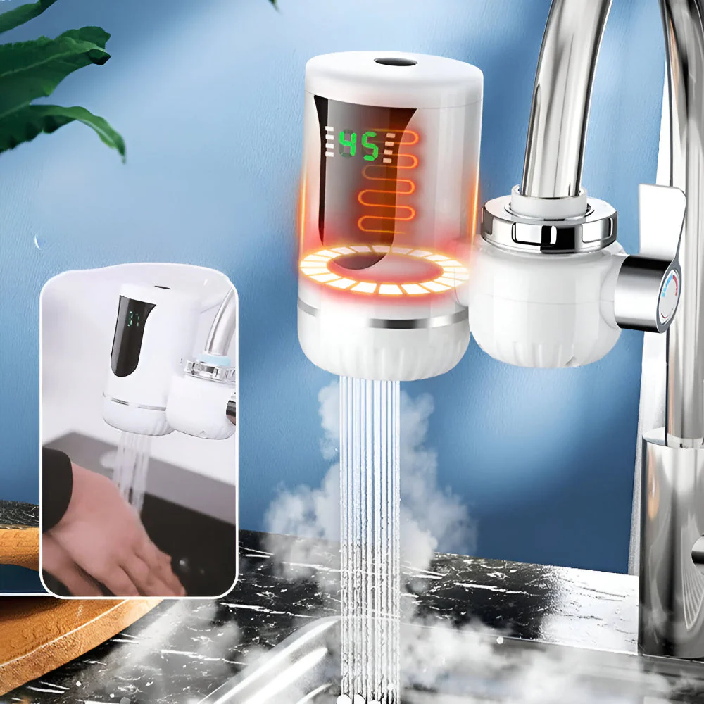 Durchlauferhitzer Wasserhahn Elektrisch 3000W Sofort Warmwassergerät - Image 3