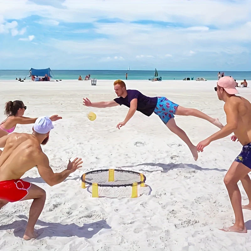 Dynamisches Mini-Volleyballnetz – kompakt und für jeden Spielort geeignet