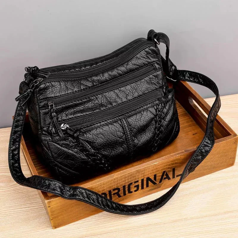 Elegante Damen-Handtasche aus echtem Leder – stilvolles Design - Image 3