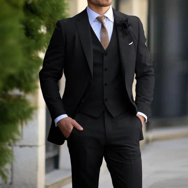 Elegante Herren Hochzeitsgast Anzug | Dreiteiler