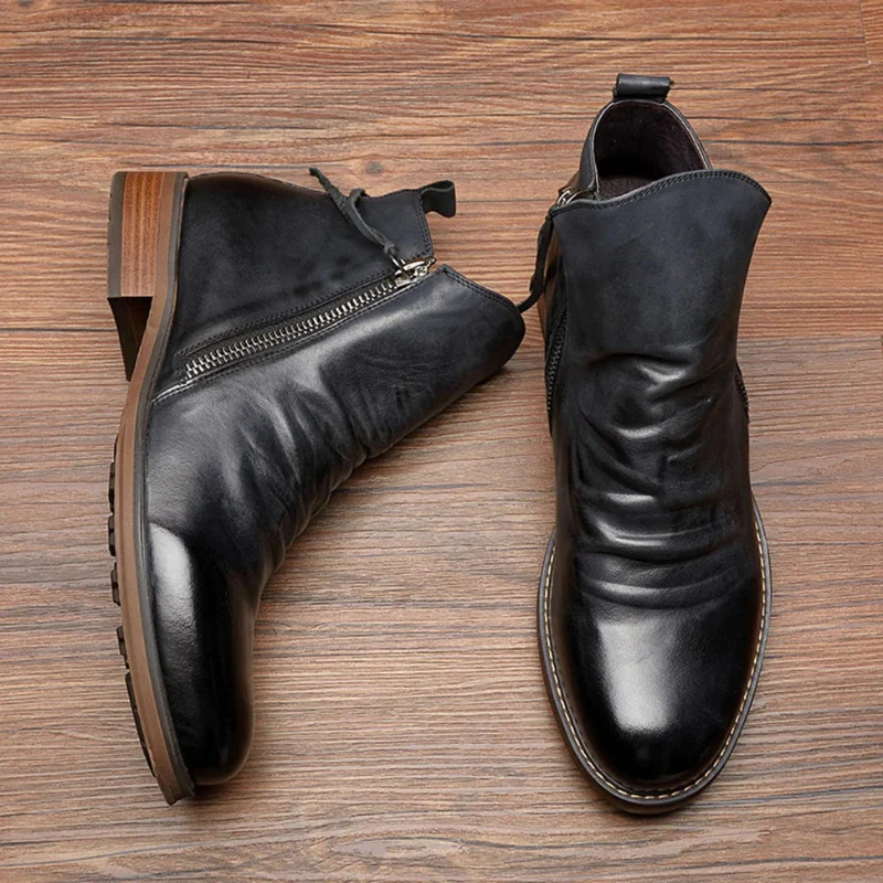 Elegante Herrenstiefel mit Reißverschluss | Cowboy - Image 3