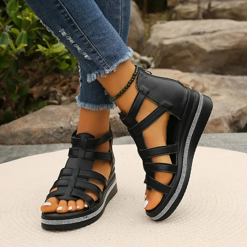 Elegante Sandalen Damen mit Strass – Bequeme Sommerschuhe für Stil und Komfort im Sommer - Image 8