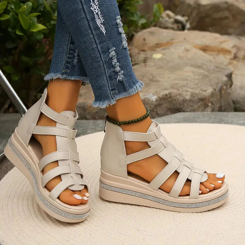 Elegante Sandalen Damen mit Strass – Bequeme Sommerschuhe für Stil und Komfort im Sommer - Image 9